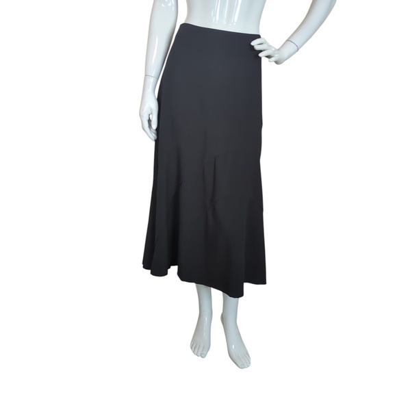 NIC+ZOE Black Flared A-line Midi Skirt NWT - Picture 6 of 13